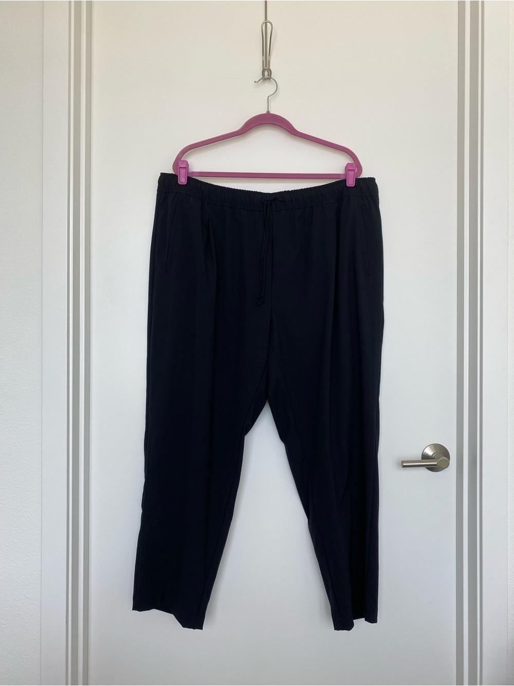EUC Old Navy Billie High-Waisted Straight Ankle Trouser - Black Womens 2X